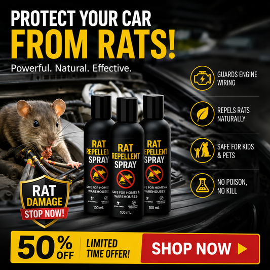 Rat Repellant Spray - 50 % Off