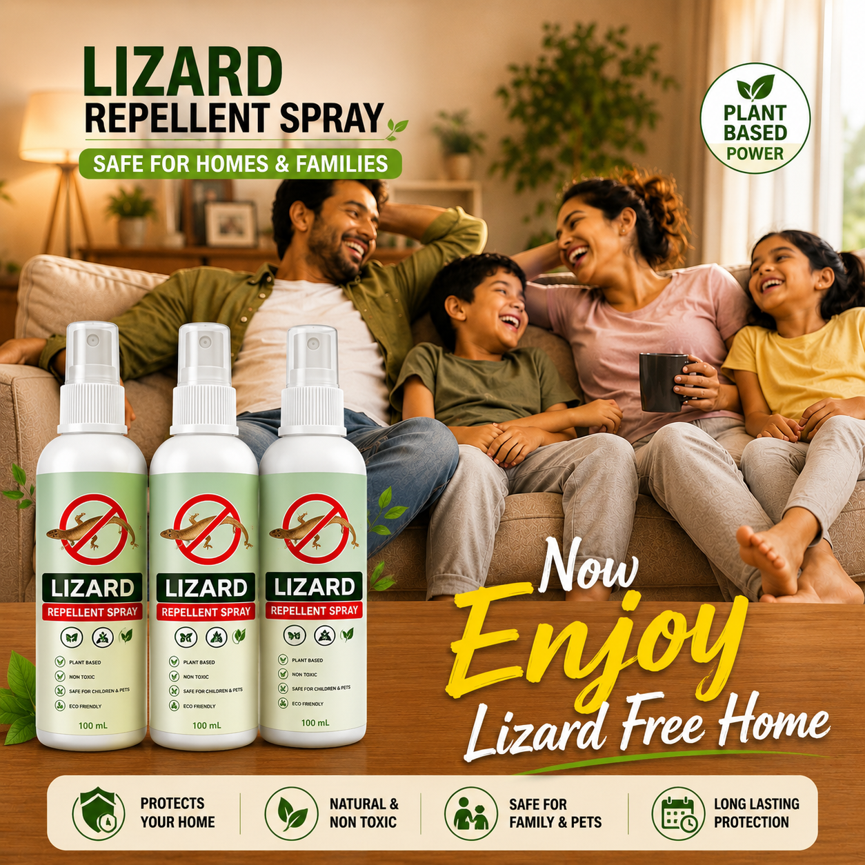 🦎Lizard Repellent Spray –(BUY 1 GET 2 FREE)