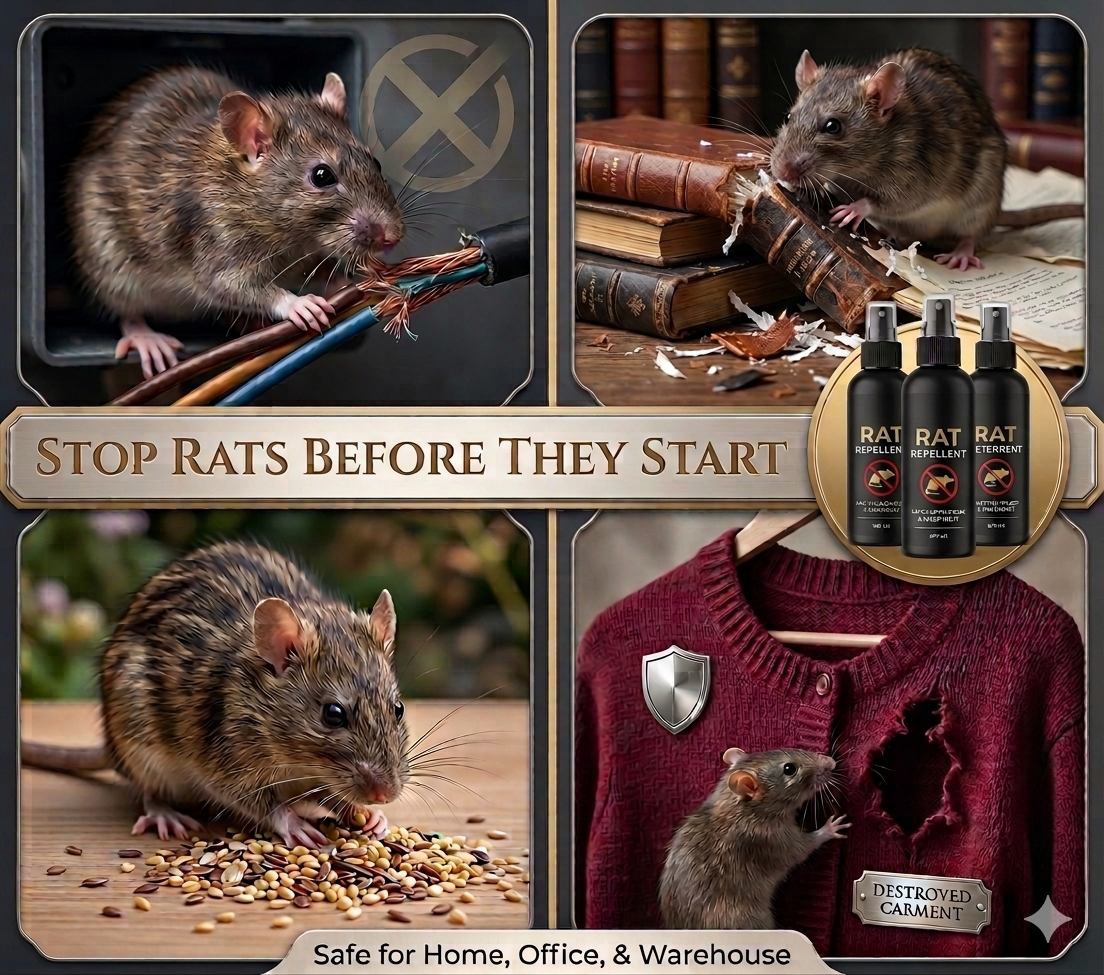 Rat Repellant Spray - 50 % Off