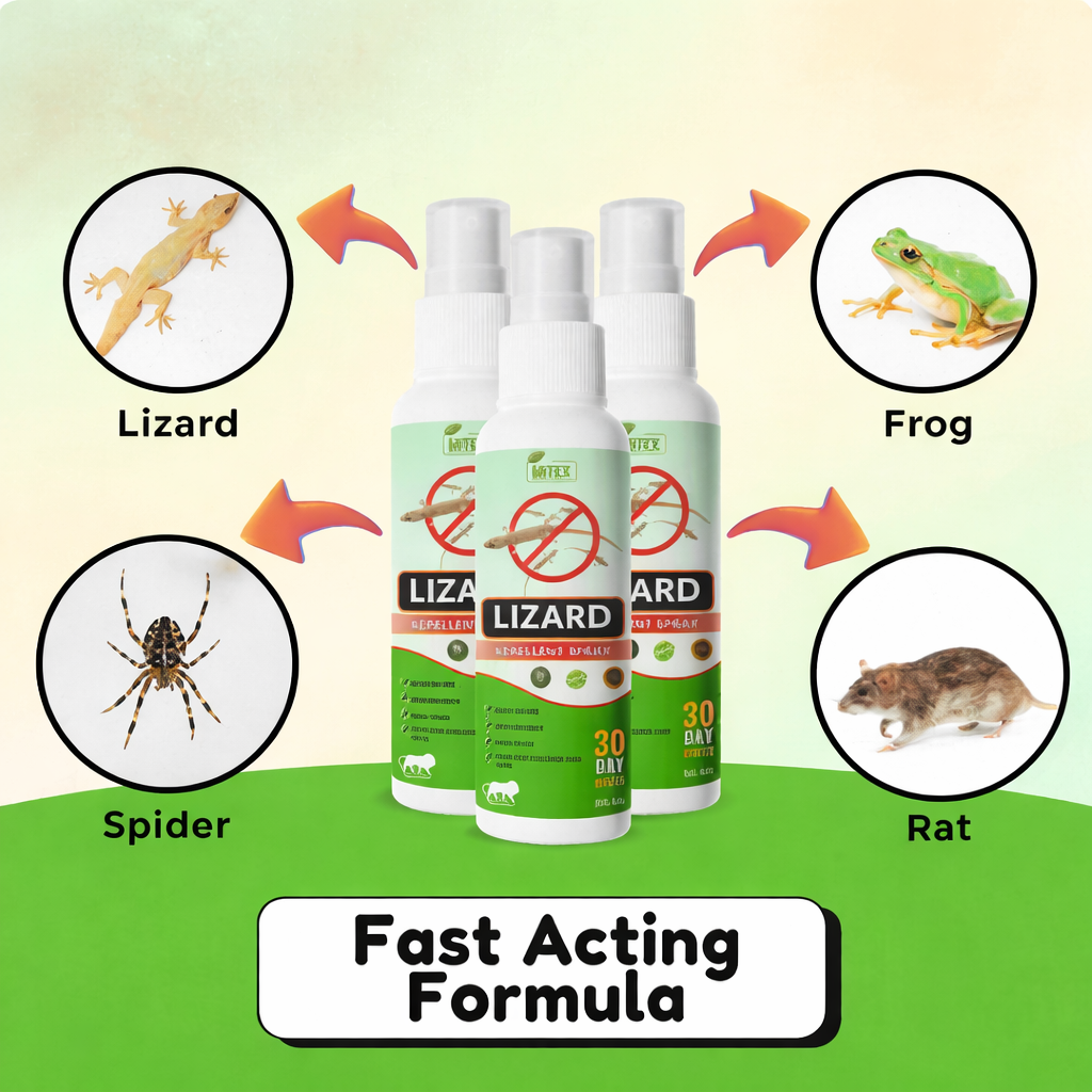 🦎Lizard Repellent Spray – Protect Your Home Naturally (BUY 1 GET 2 FREE)