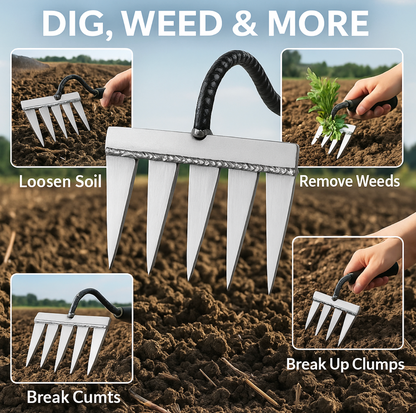 Five Teeth Weeding Tool - 50 % Off